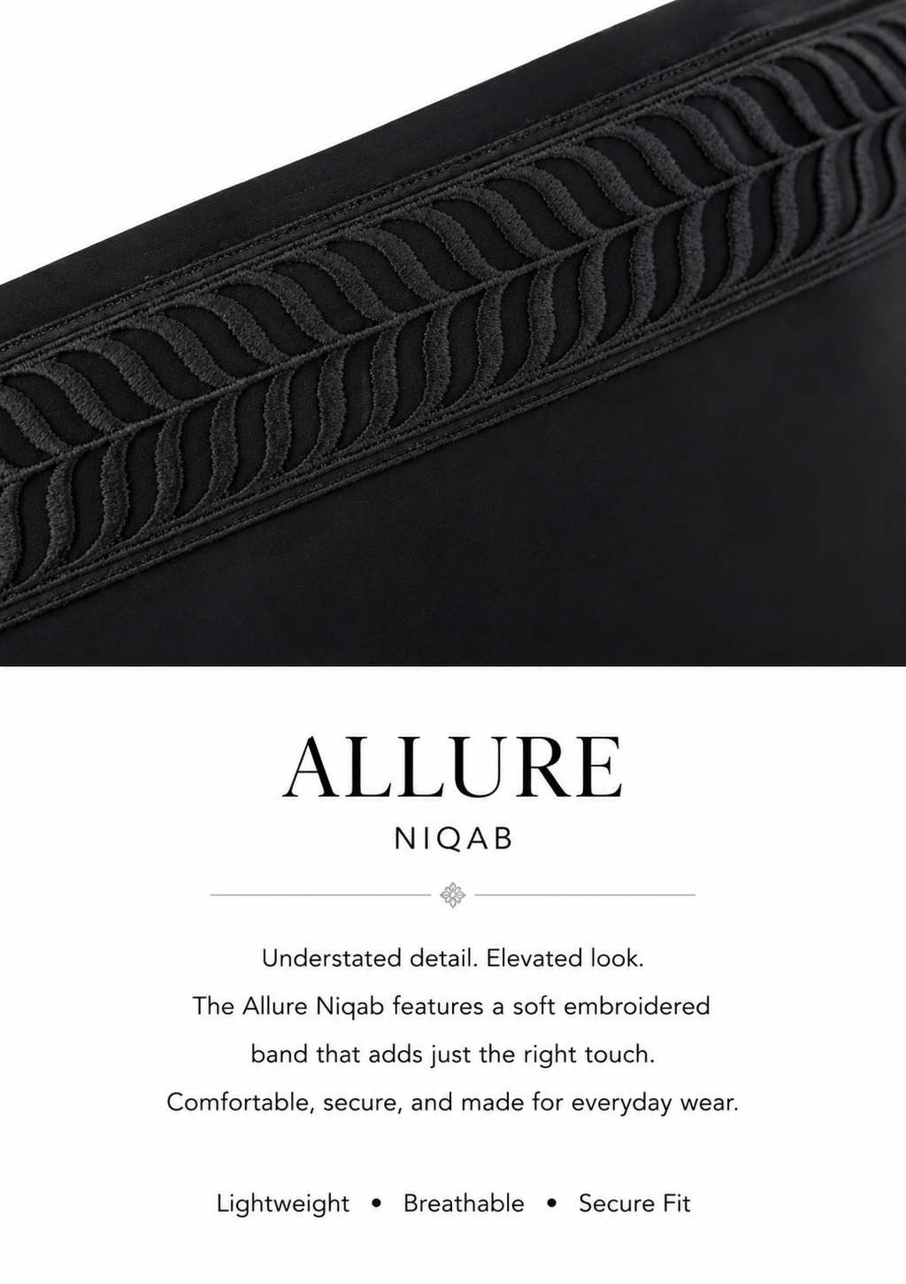 Noir Allure Niqab