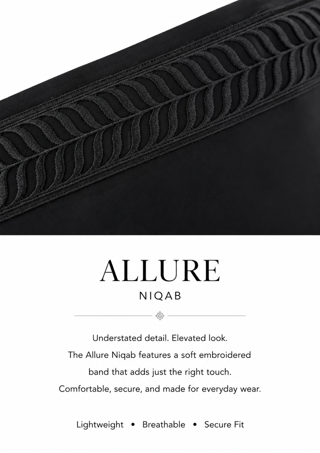 Noir Allure Niqab