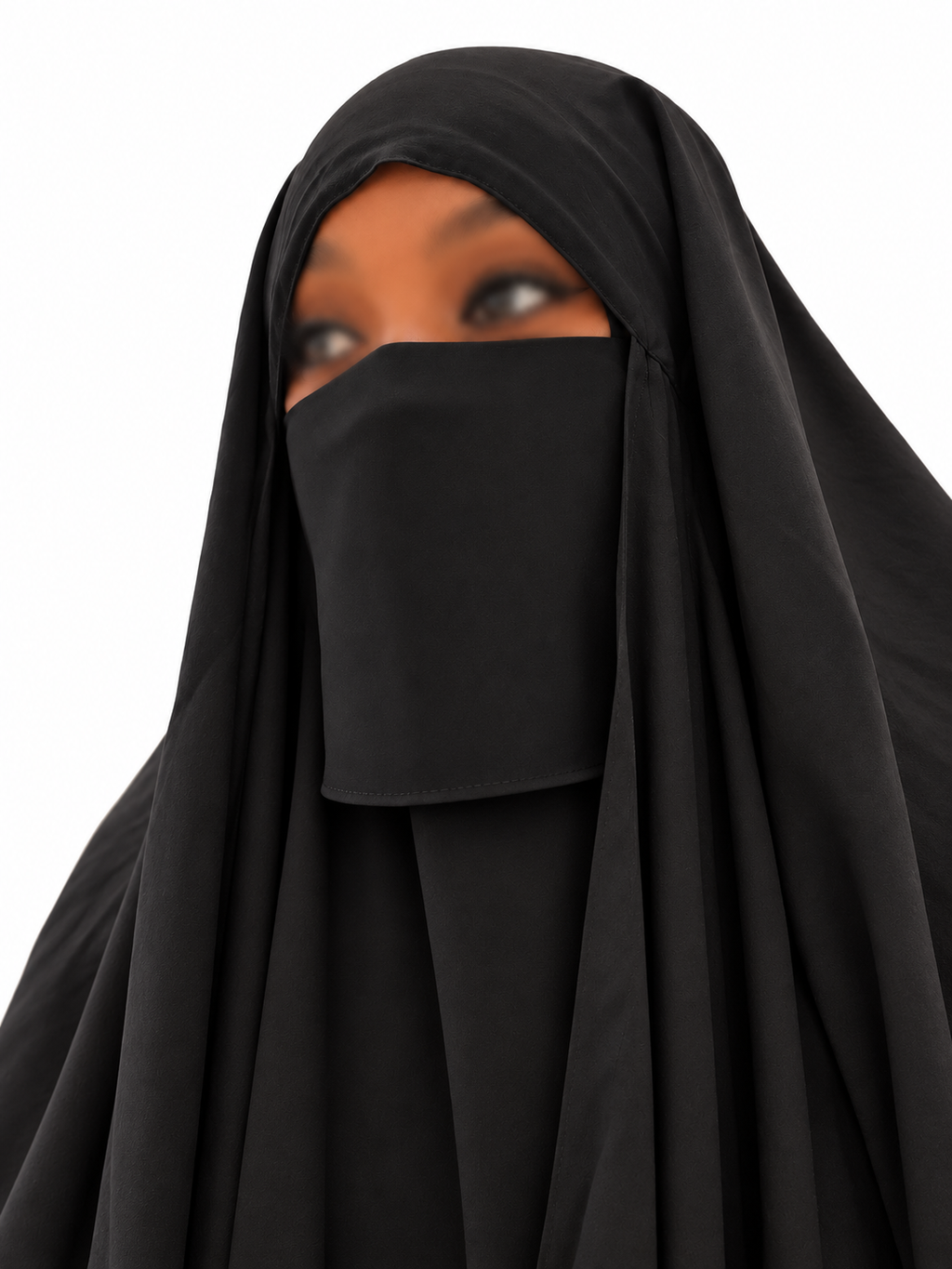 Half Short Niqab - Bundle of 6