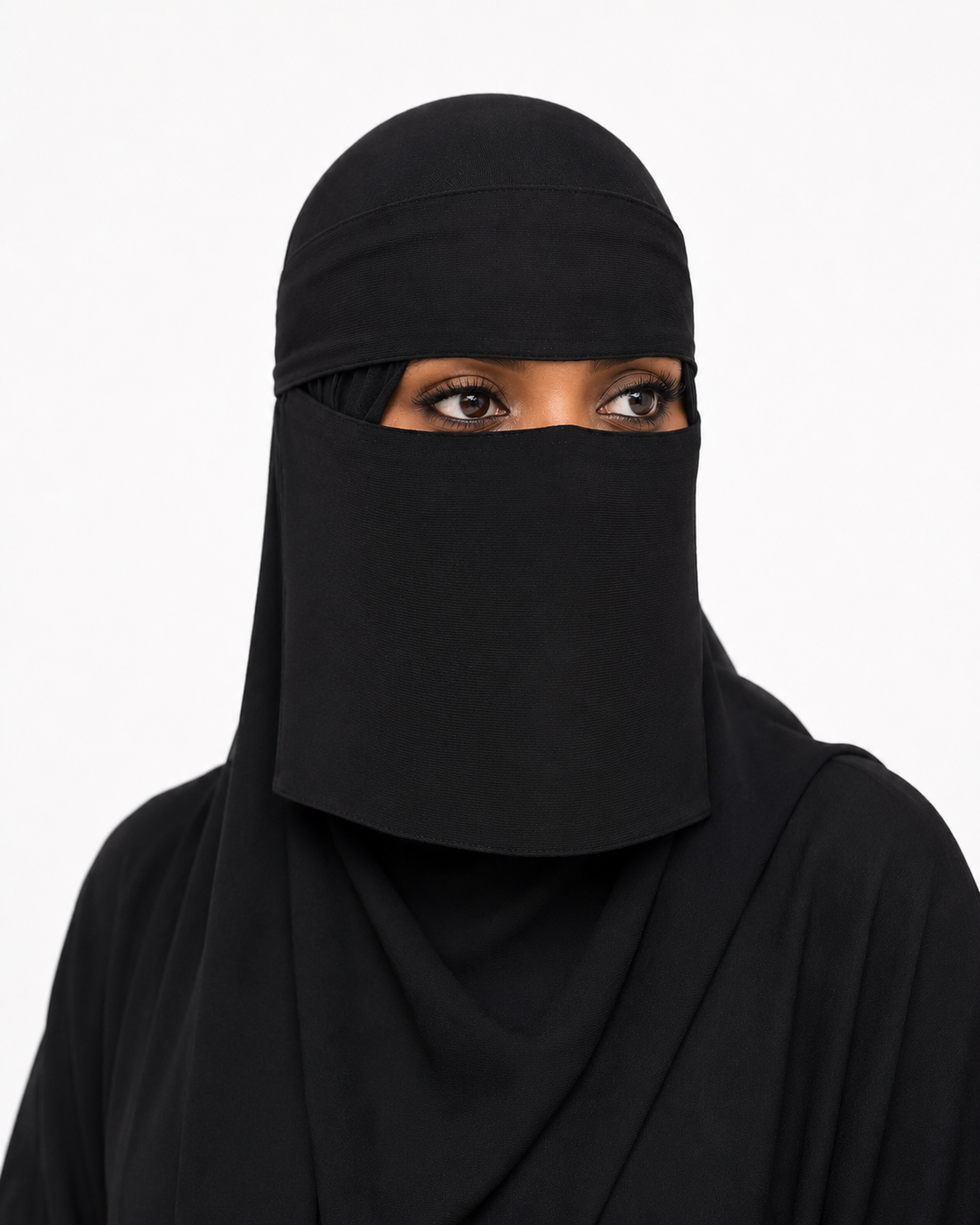 Noir Shorty 7" Niqab