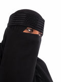 Noir Mosaic Niqab