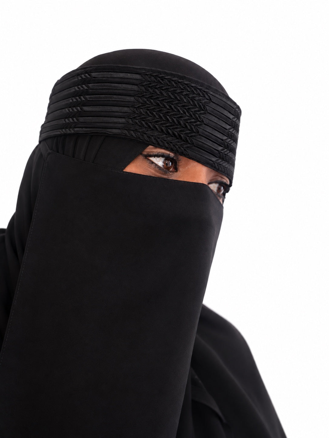 Noir Mosaic Niqab