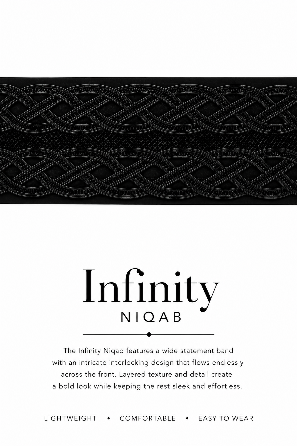 Noir Infinity Niqab