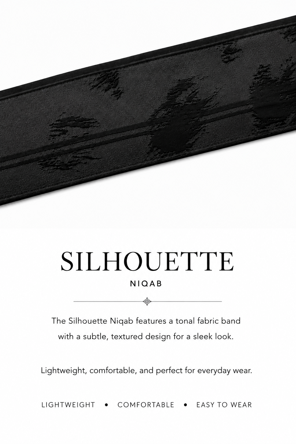 Noir Silhouette Niqab