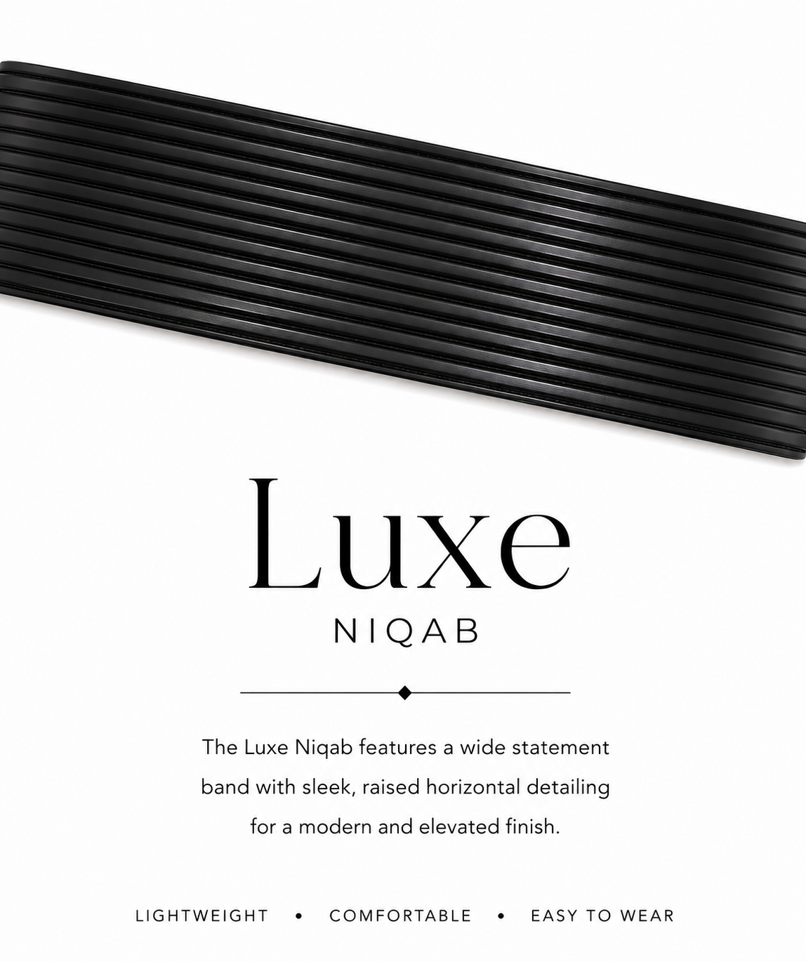 Noir Luxe Niqab