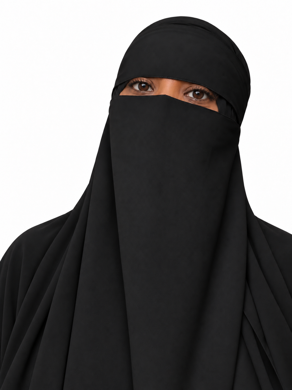 Plain Niqab - Bundle of 6